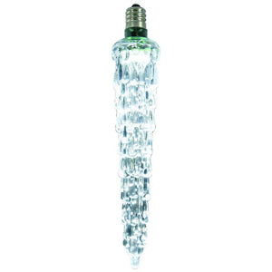 5" Pure White Icicle LED C7 Icicle Bulb 1