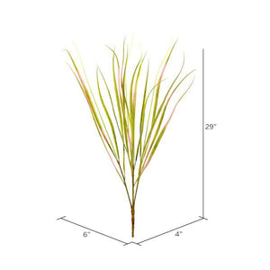 29" Artificial Green Dracena Marginata Bush 2