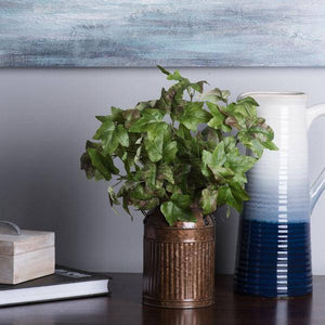 13" Artificial Green Ivy Bush (2 pack) 4