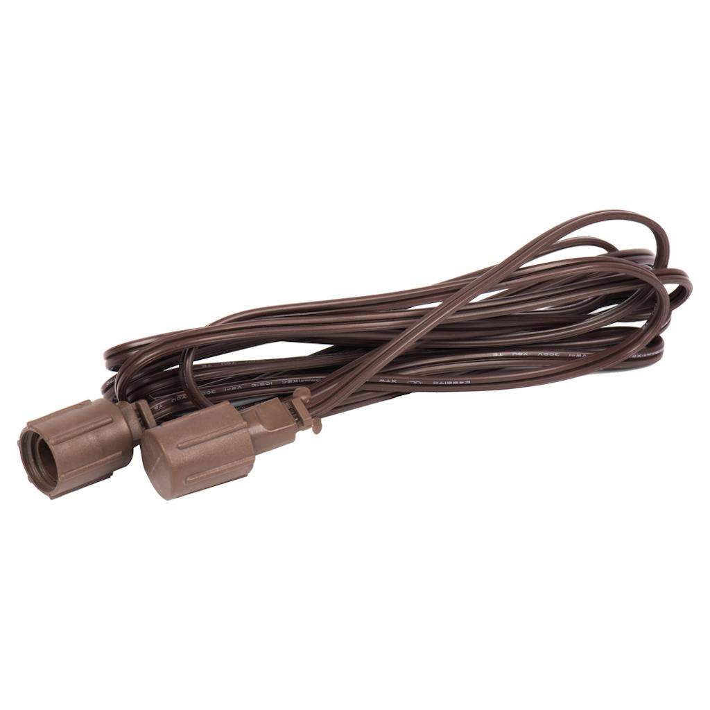 10' Brown Wire Coaxial Extension Cord (4 pack) 1