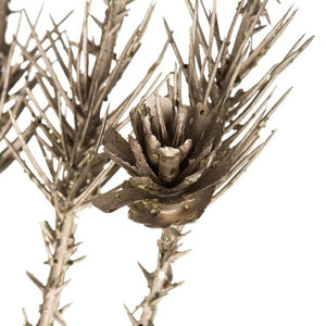 38" Artificial Champagne Needle Pine Spray (3 pack) 5