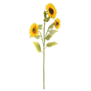 53" Artificial Yellow Sunflower Spray 1