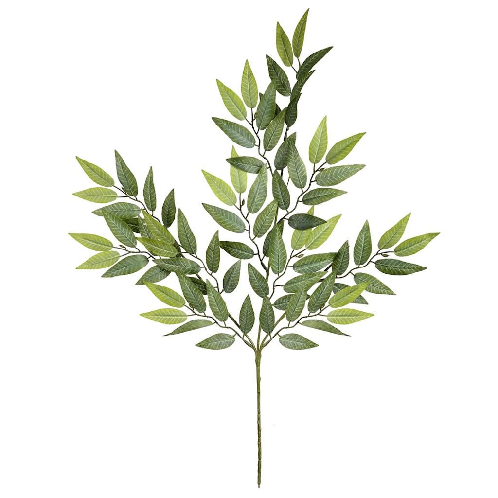 27" Artificial Mini Green Leaves Spray (6 pack) 1
