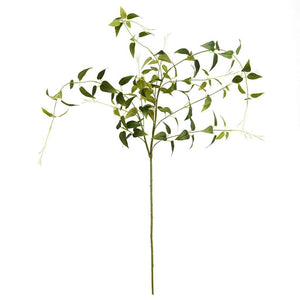43" Artificial Green Clematis Leaves Spray (3 pack) 1