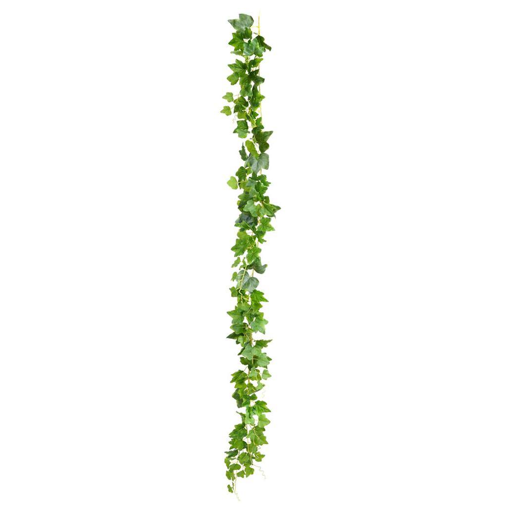 6' Artificial Green Frosted Ivy Vine Garland (3 pack) 1