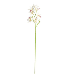 32" Artificial White Orchid Stem (6 pack) 1