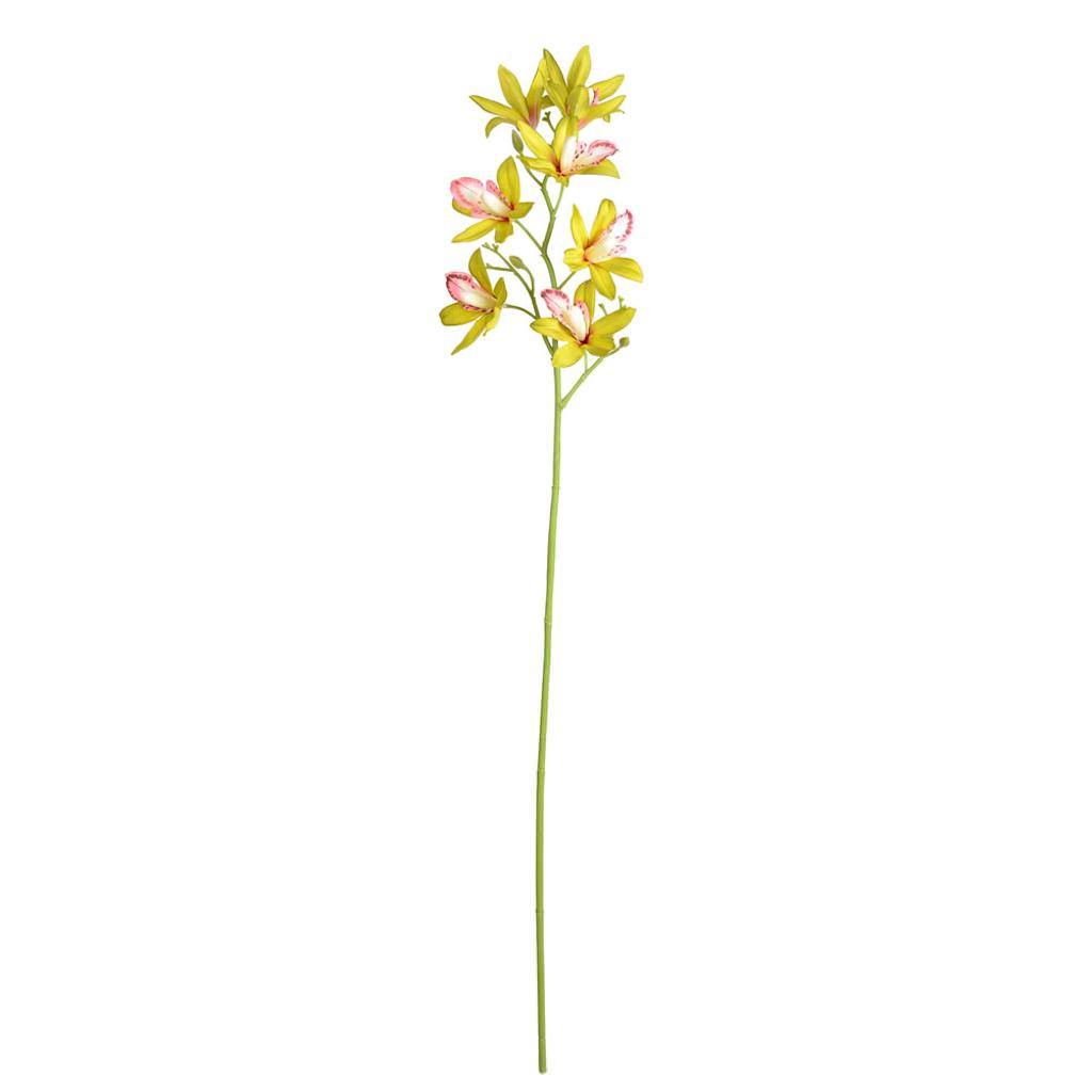 32" Artificial Green Orchid Stem (6 pack) 1