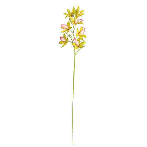 32" Artificial Green Orchid Stem (6 pack) 1