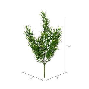 19" Artificial Podocarpus Bush (2 pack) 2