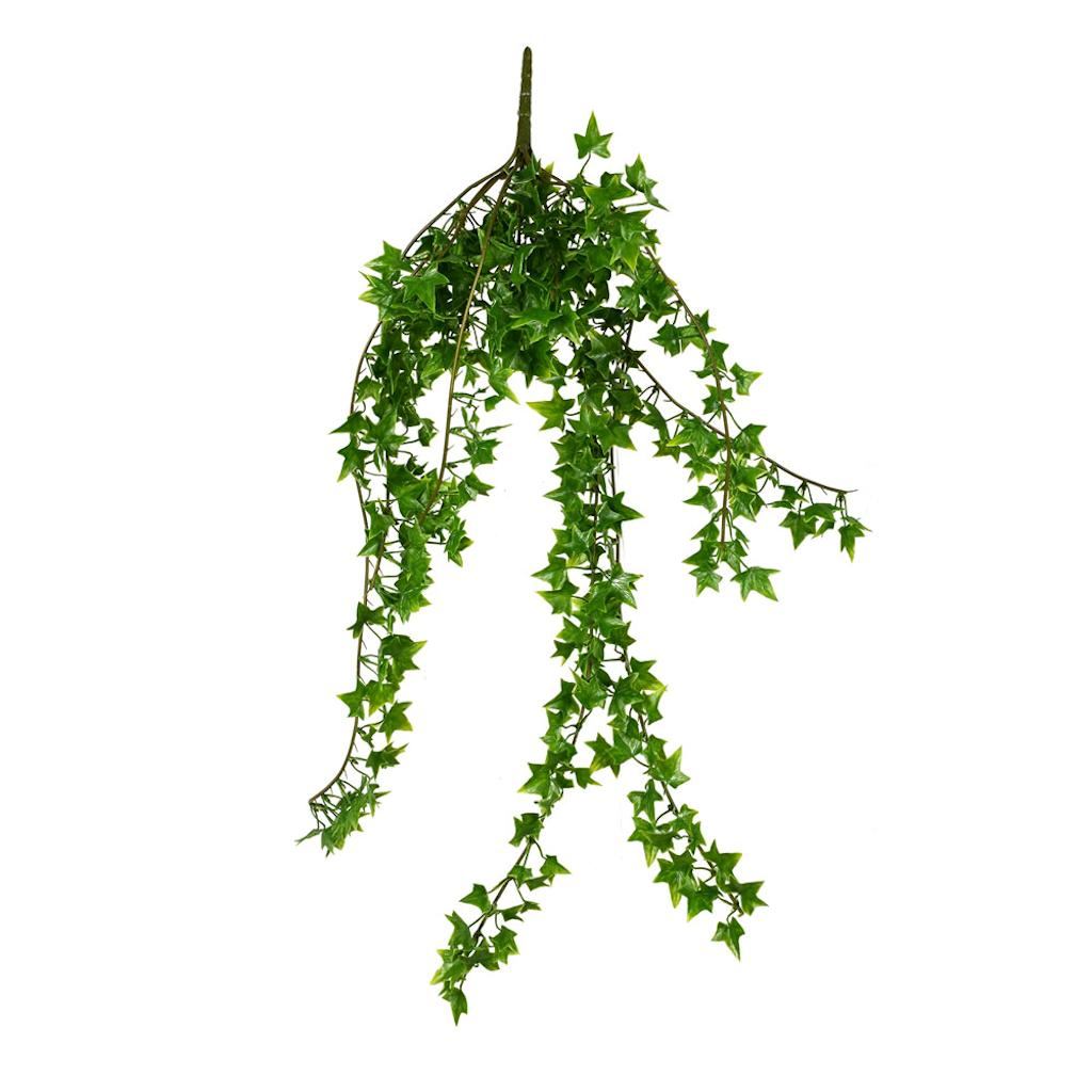 27.5" Artificial Green Ivy Hanging Bush (3 pack) 1