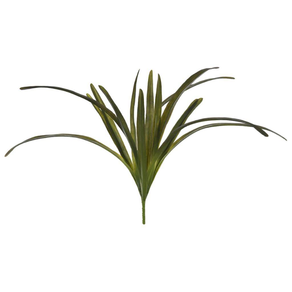 32" Artificial Green Orchid Leaves Bush 1