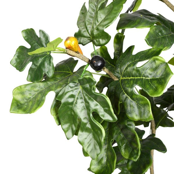 7' Artificial Fig Tree in Planter Pot 2