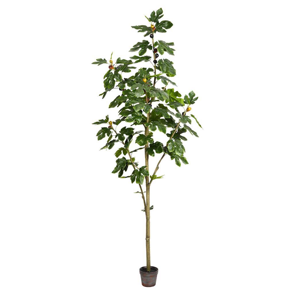 7' Artificial Fig Tree in Planter Pot 1