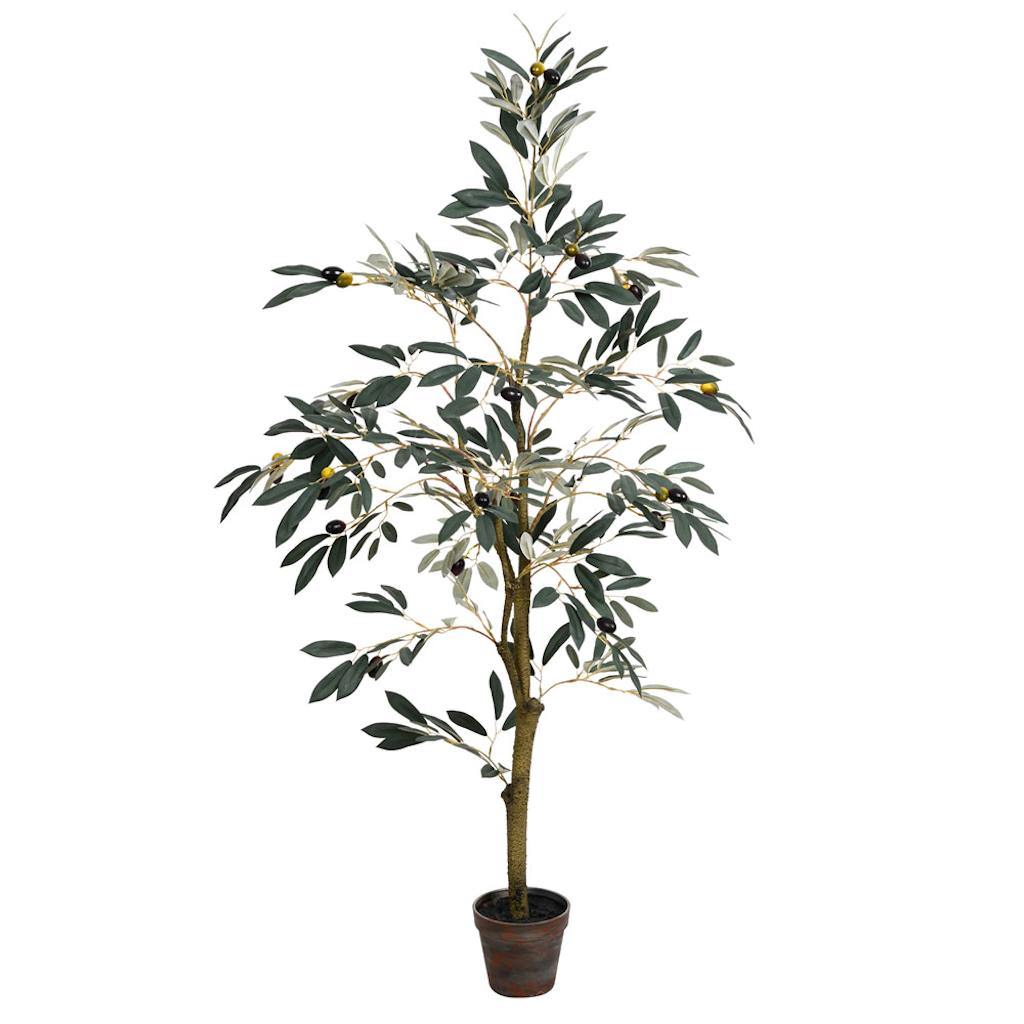 4' Artificial Olive Tree in Planter Pot 1
