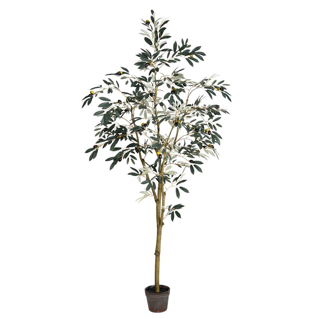 6' Artificial Olive Tree in Planter Pot 1