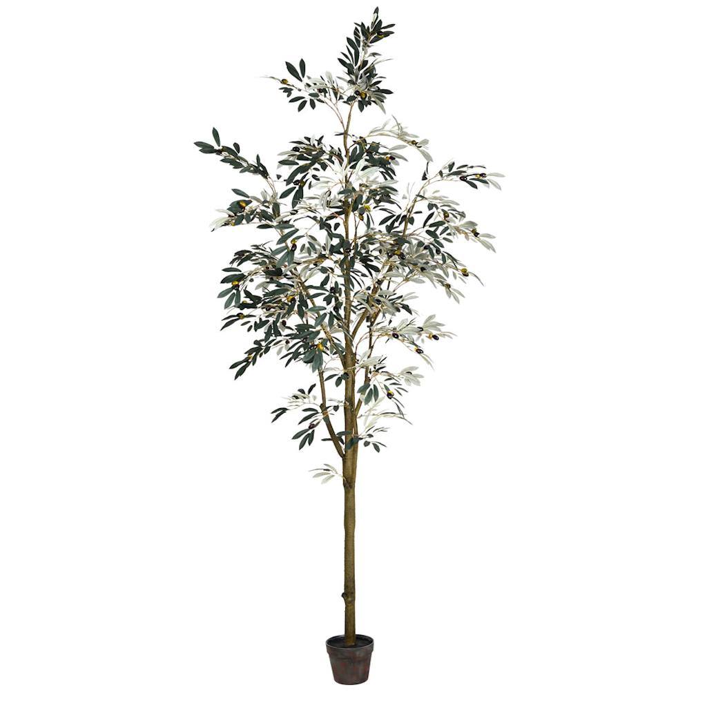 8' Artificial Olive Tree in Planter Pot 1