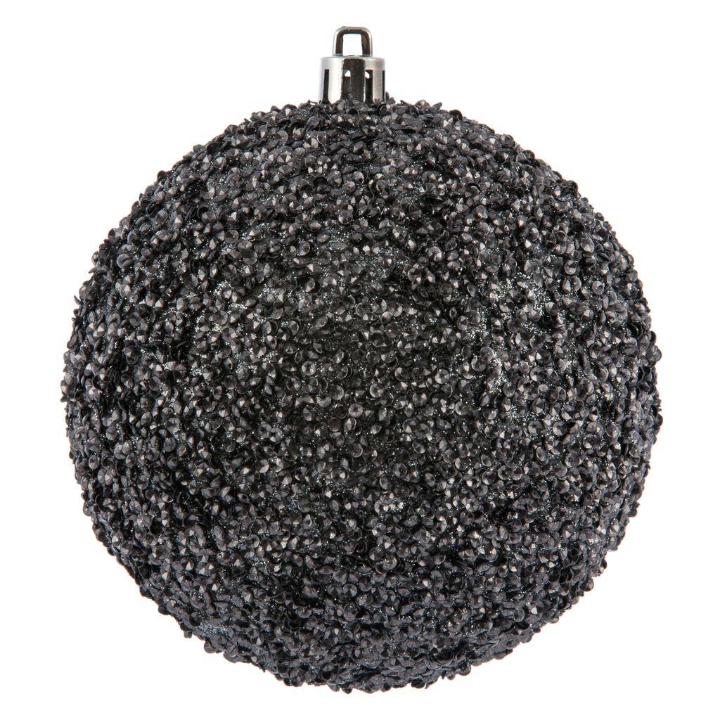 8" Limestone Beaded Ball Ornament (2 pack) 1
