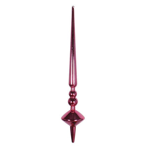 12" Mauve Shiny Cupola Finial Ornament (3 pack) 1