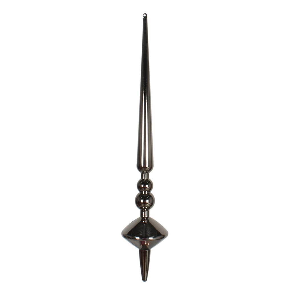 18" Moss Green Shiny Cupola Finial Ornament (2 pack) 1