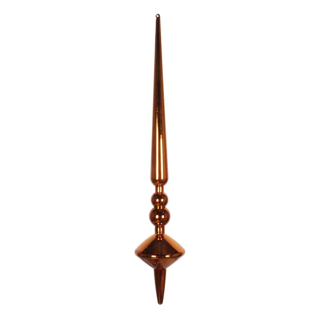 18" Copper Shiny Cupola Finial Ornament (2 pack) 1