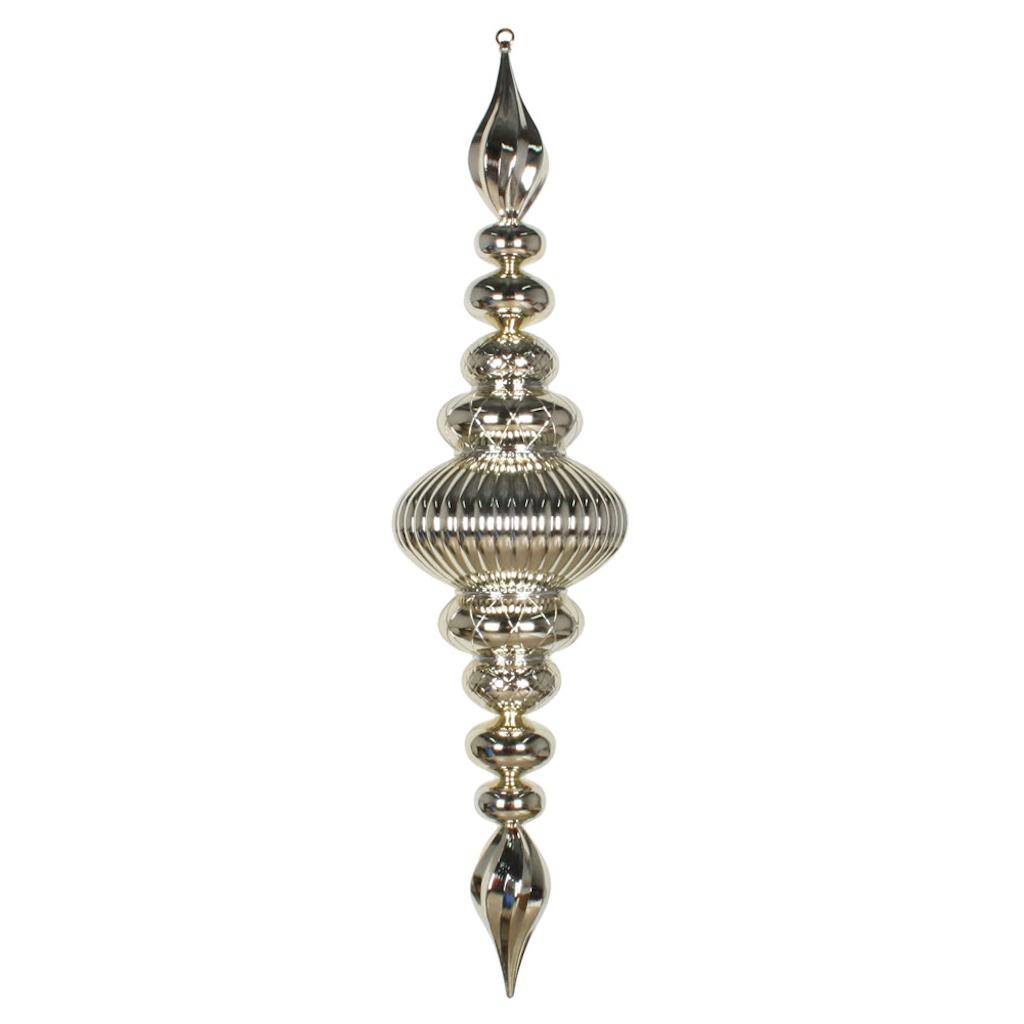 41" Champagne Shiny Finial Ornament 1