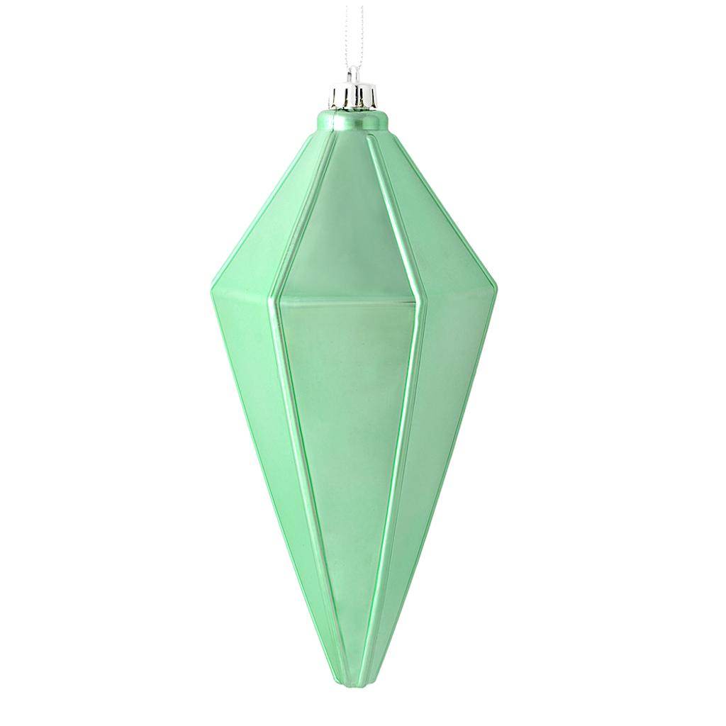 7" Seafoam Green Shiny Lantern Ornament (4 pack) 1