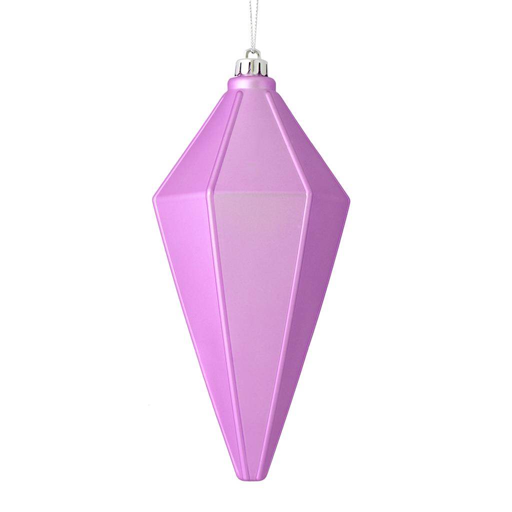 7" Orchid Matte Lantern Ornament (4 pack) 1