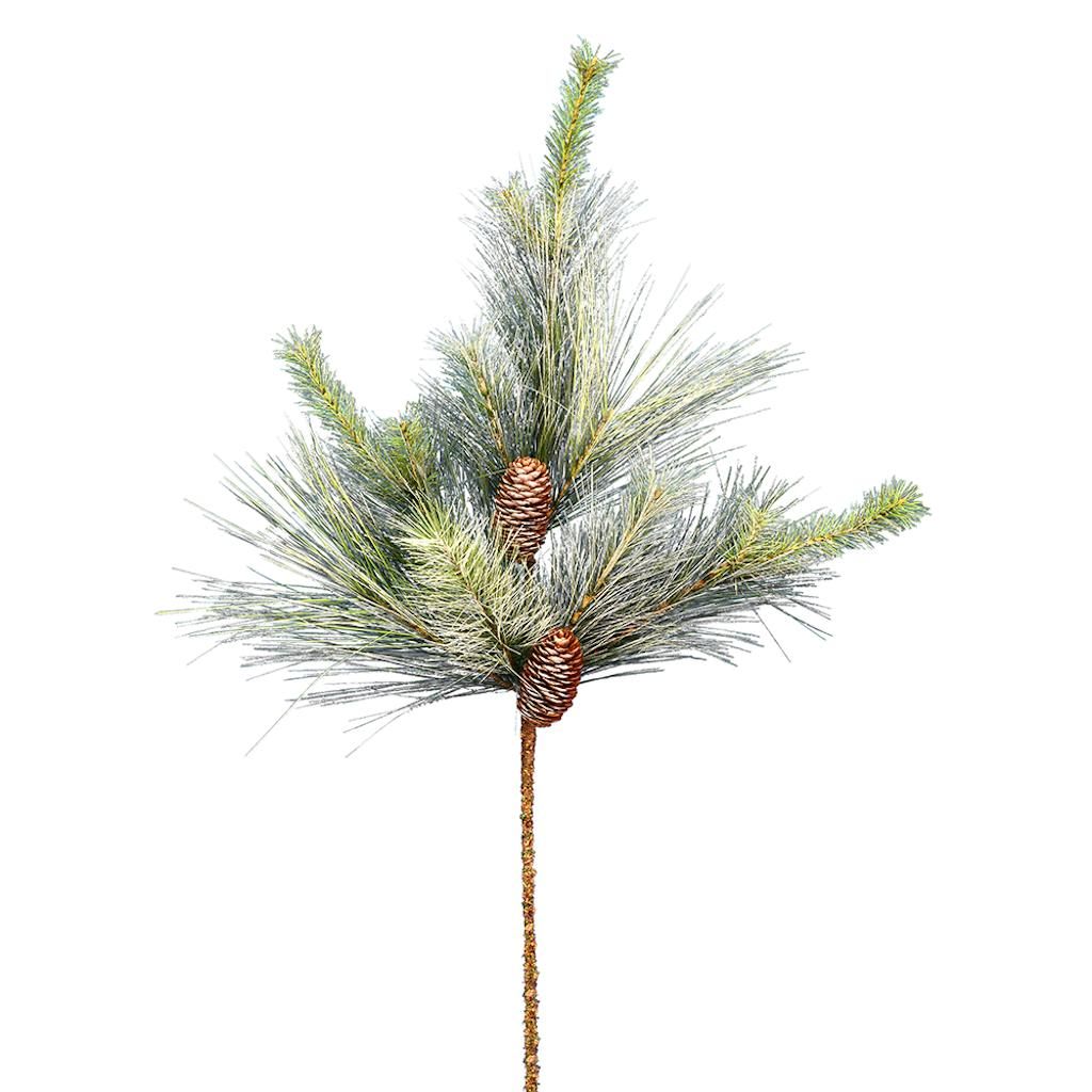 30" Artificial Frosted Myers Pine Spray (2 pack) 1