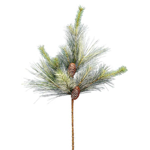 30" Artificial Frosted Myers Pine Spray (2 pack) 1