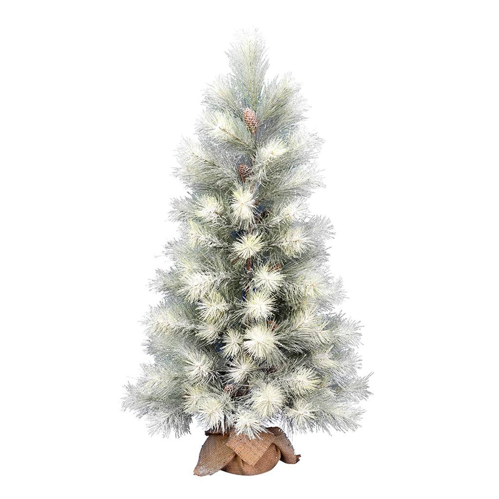 48" Artificial Norfolk Frosted Pine 1