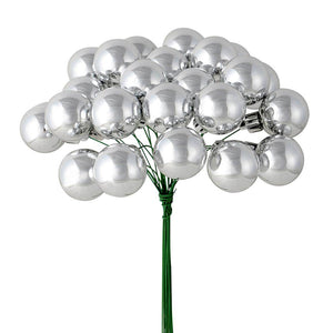 6" Silver Shiny Ball Pick (2 pack) 1