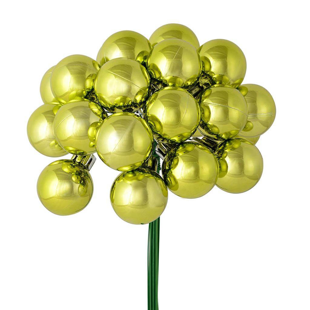 6" Lime Shiny Ball Pick (2 pack) 1