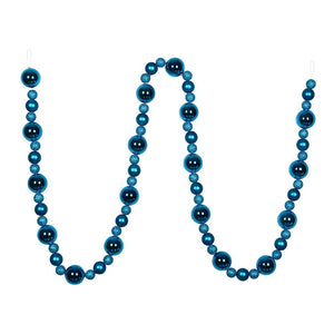 9' Turquoise Assorted Ball Garland 1