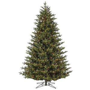 8.5' x 64" Artificial Welch Frasier Fir 1200 Warm White LED Lights 1