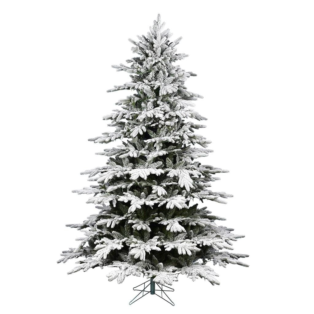 10' x 74" Artificial Flocked Kamas Fraiser Fir 1