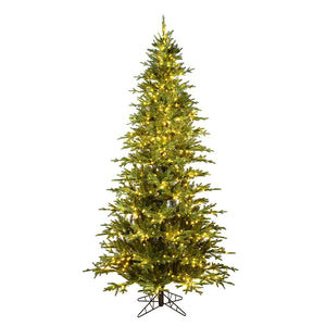 7.5' x 48" Artificial Kamas Fraiser Fir 1200 Warm White Low Voltage 3MM LED Lights 1
