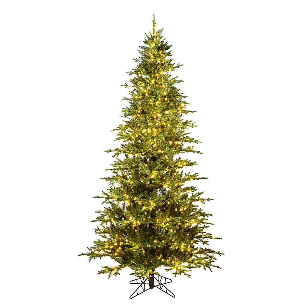 12' x 72" Artificial Kamas Fraiser Fir 2950 Warm White Low Voltage 3MM LED Lights 1