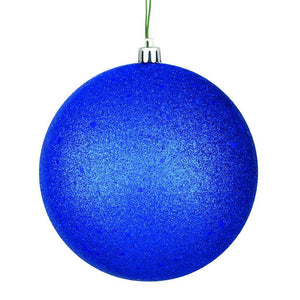 8" Midnight Blue Sequin Ball Ornament 1