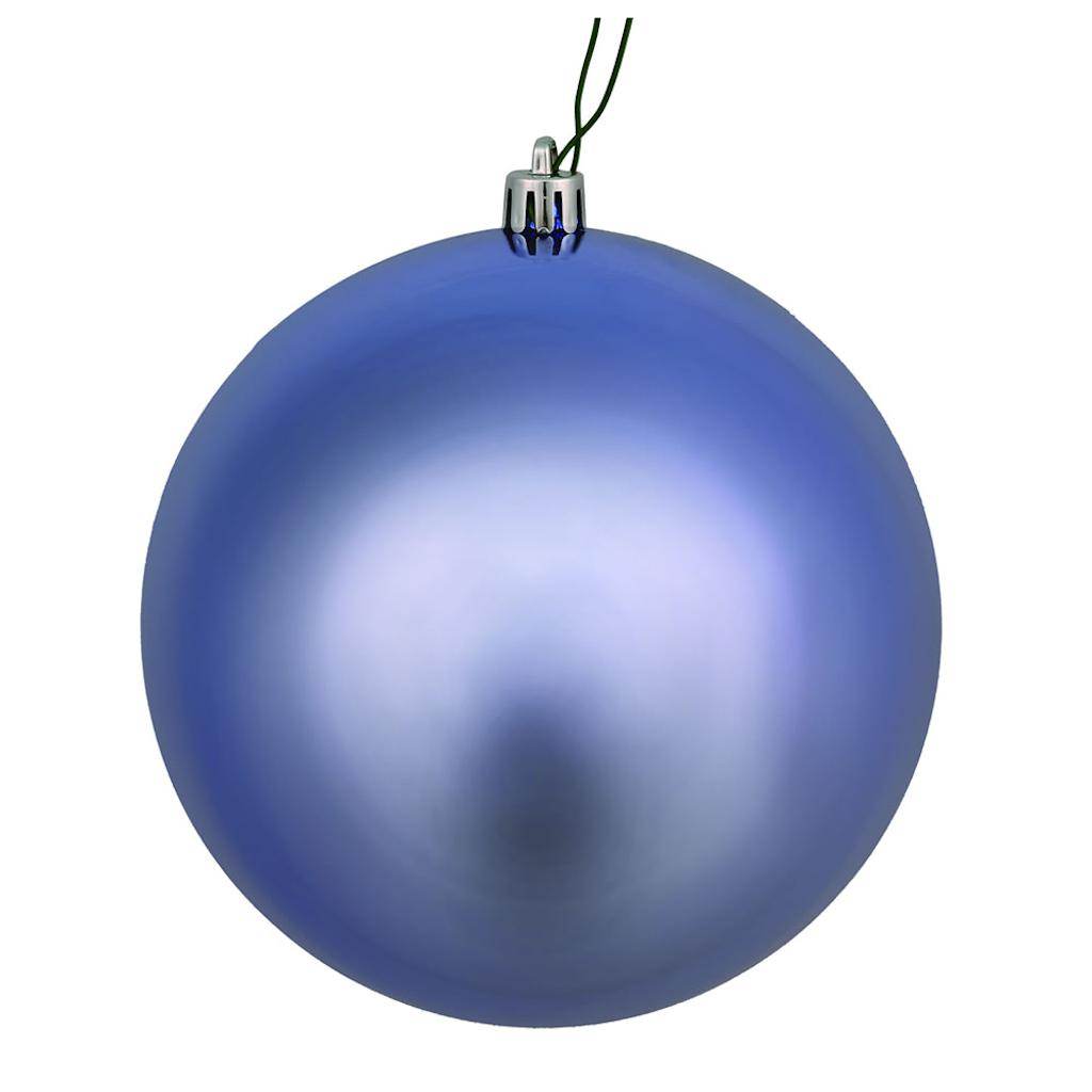 10" Periwinkle Shiny Ball Ornament 1