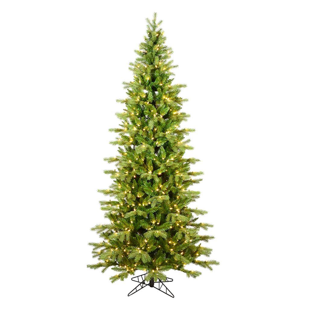 6.5' x 52" Artificial Balsam Spruce 300 Warm White Lights 1
