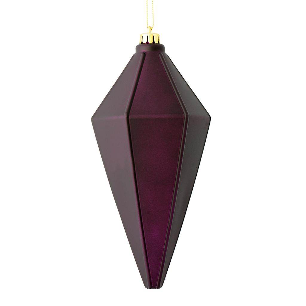 7" Lilac Matte Lantern Ornament (4 pack) 1