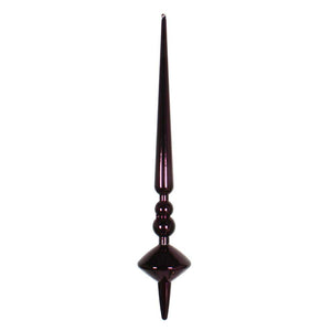 12" Lilac Shiny Cupola Finial Ornament (3 pack) 1
