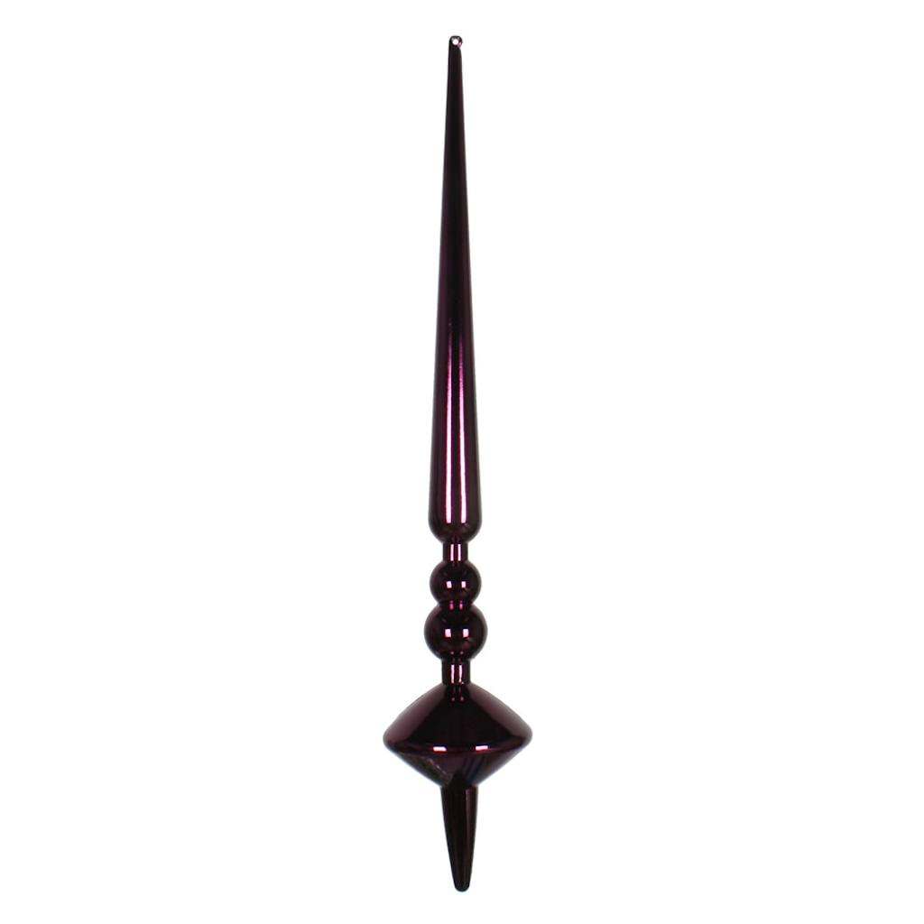 18" Lilac Shiny Cupola Finial Ornament (2 pack) 1