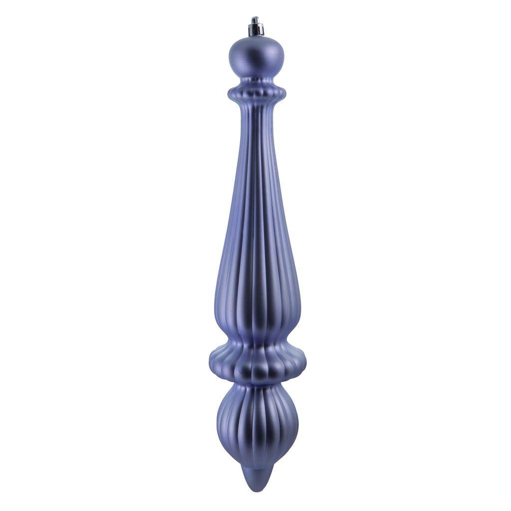 14" Lilac Matte Finial Drop Ornament 1