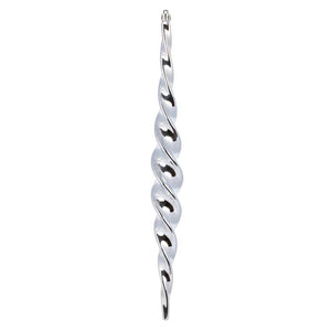 14.6" Lilac Spiral Icicle Ornament (2 pack) 1