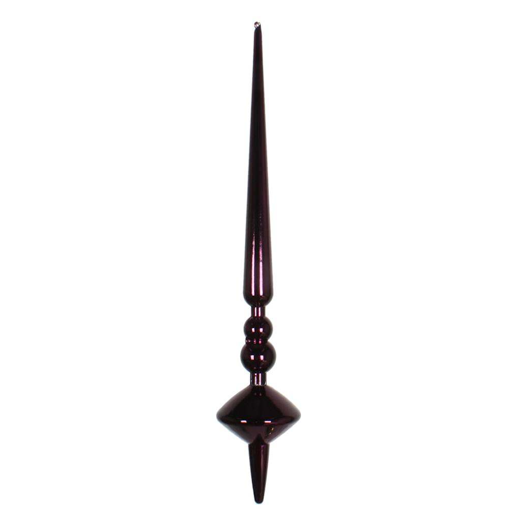 12" Periwinkle Shiny Cupola Finial Ornament (3 pack) 1