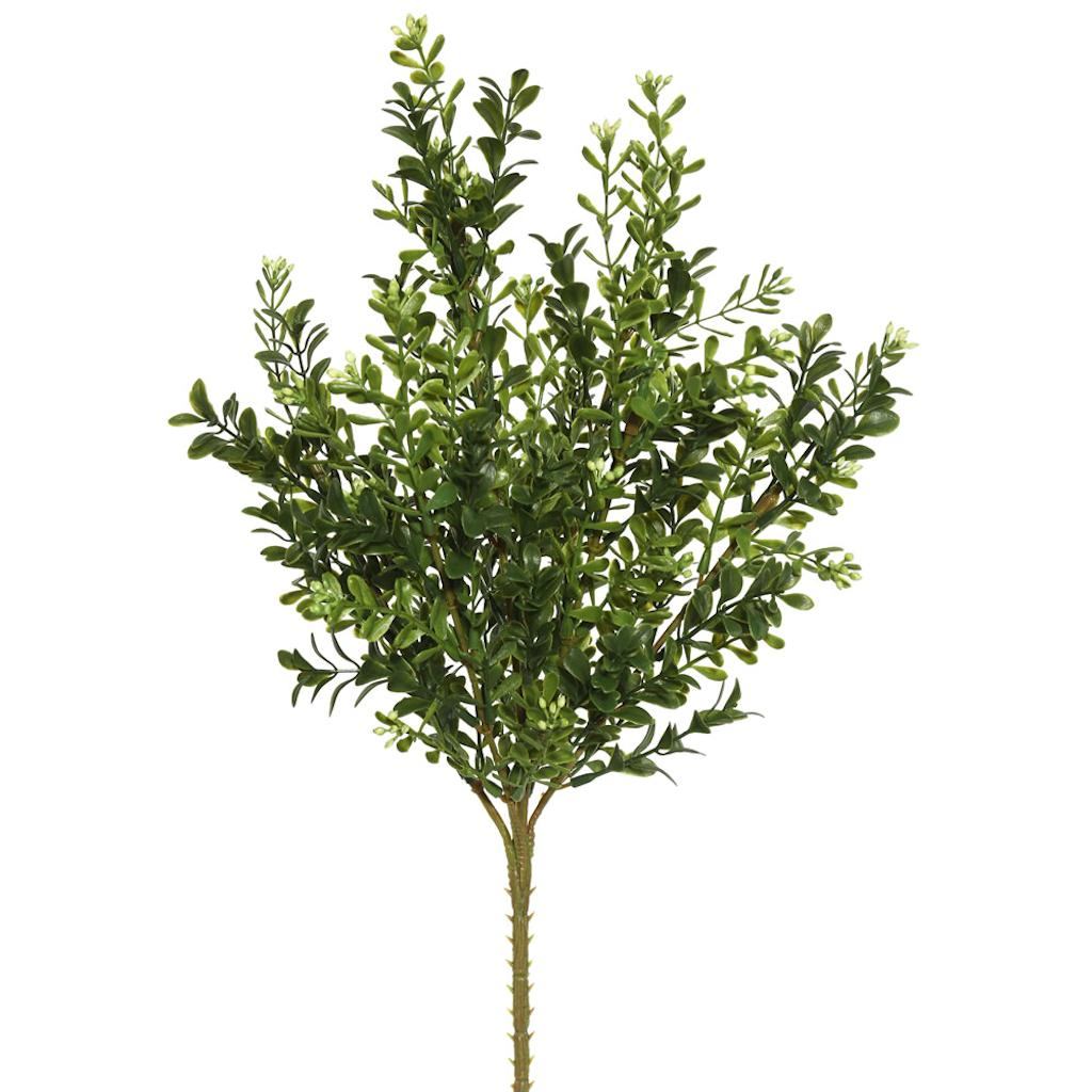 18" Artificial Green Boxwood Bush (3 pack) 1