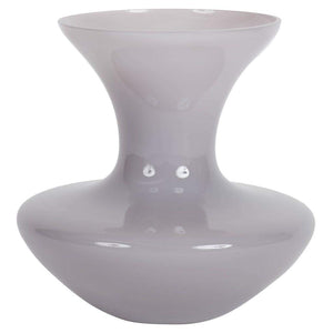 9" Crystal Gray Gourd Glass Vase 1