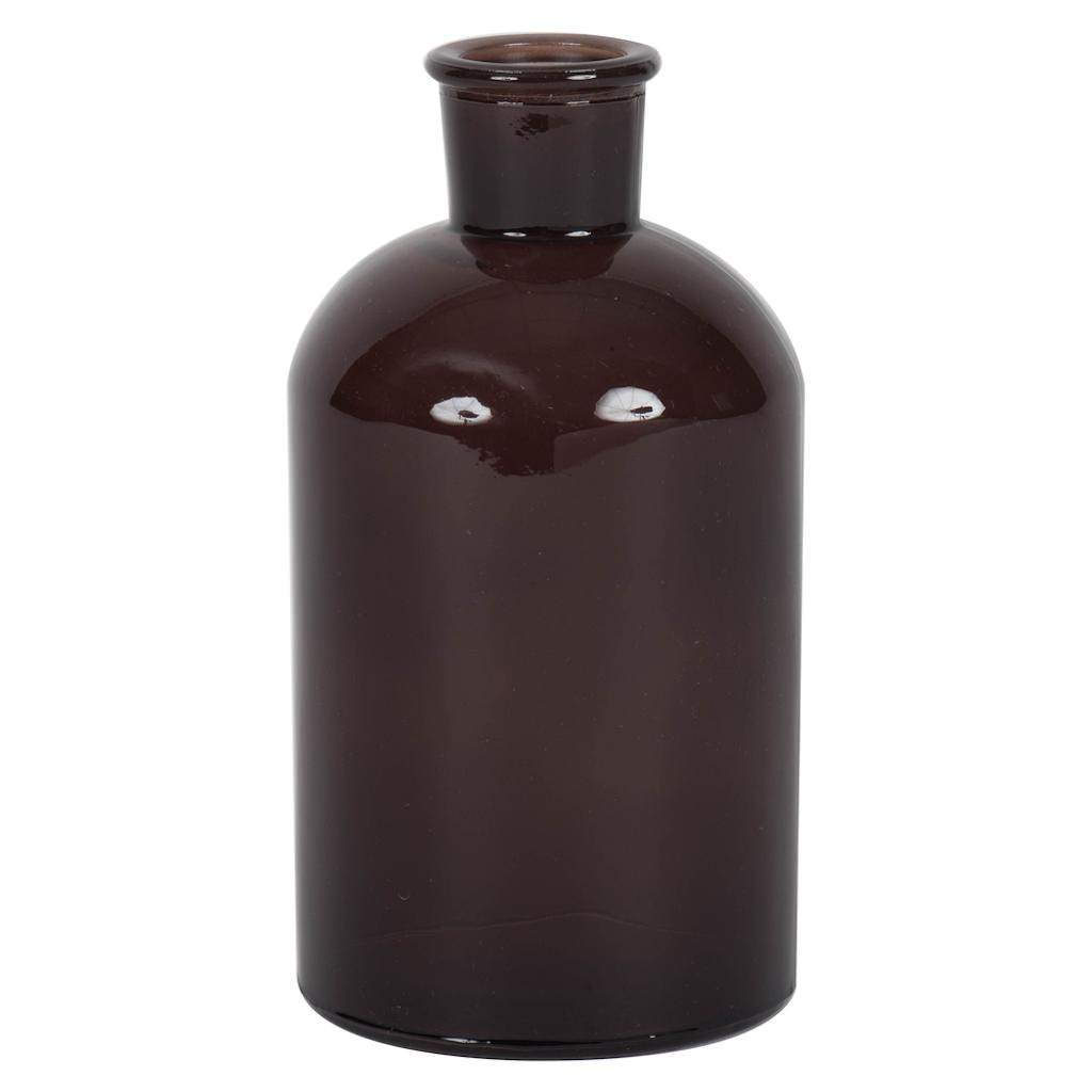8" Black Painted Glass Bottle (2 pack) 1