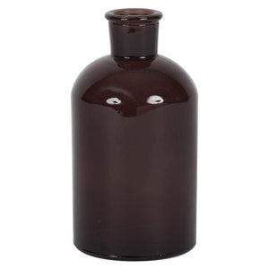8" Black Painted Glass Bottle (2 pack) 1